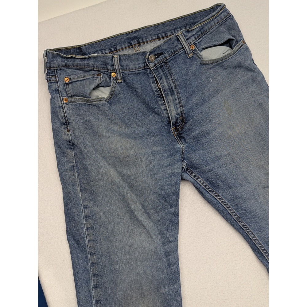 Levis 559 Relaxed Straight Jeans Mens 36x30 Blue Denim Pants 00559-0421